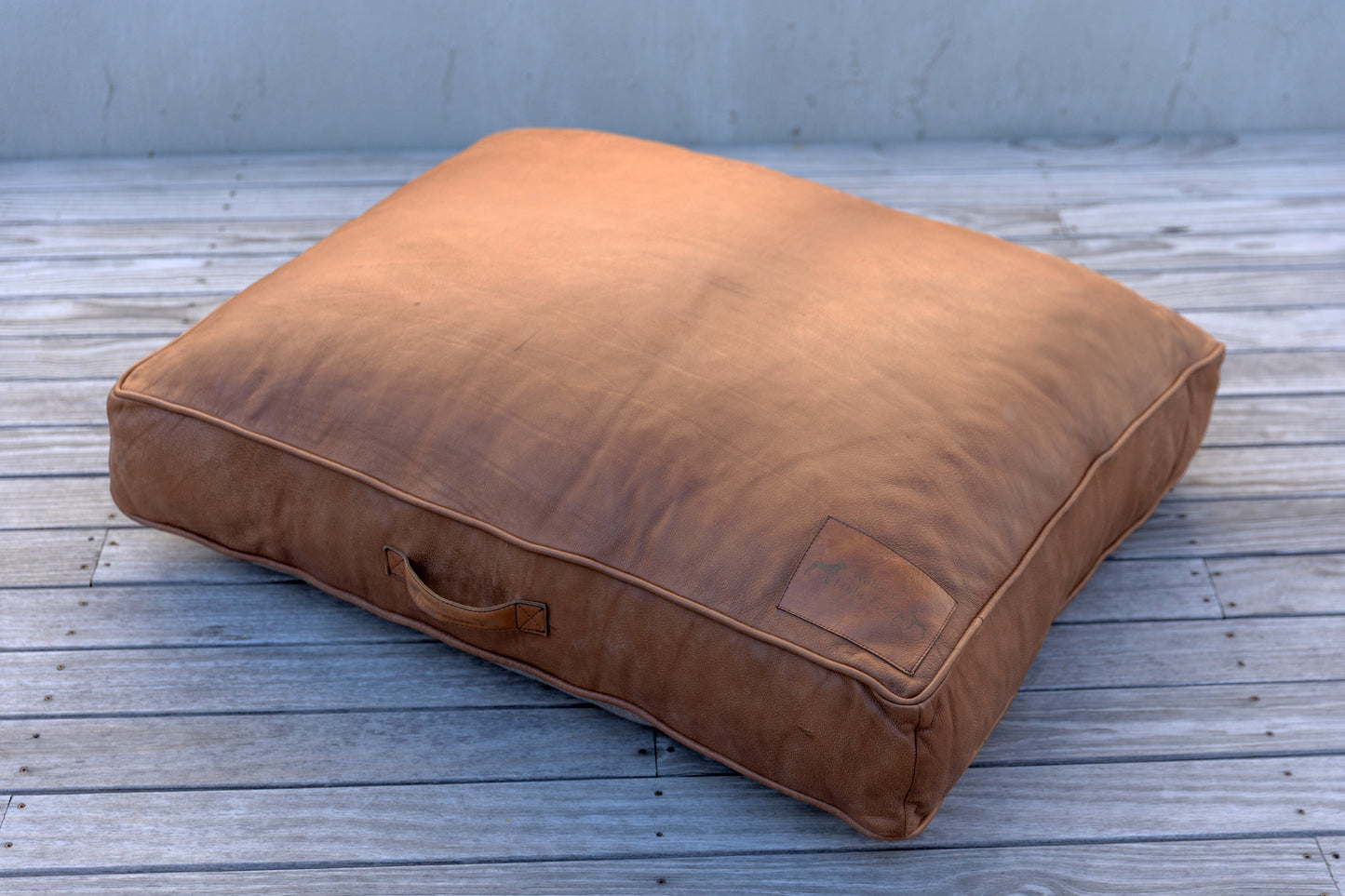 Full Leather Dog Cushion